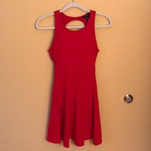 Red Cut Out Dress